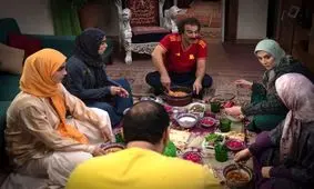 عکسی از پشت صحنه سکانس بازی مونوپولی در «‎پایتخت۷»