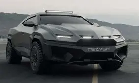 رضوانی مدل ضدگلوله لامبورگینی اوروس را معرفی کرد