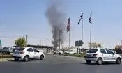 آتش‌سوزی در کارخانه پالت‌سازی در محمدشهر