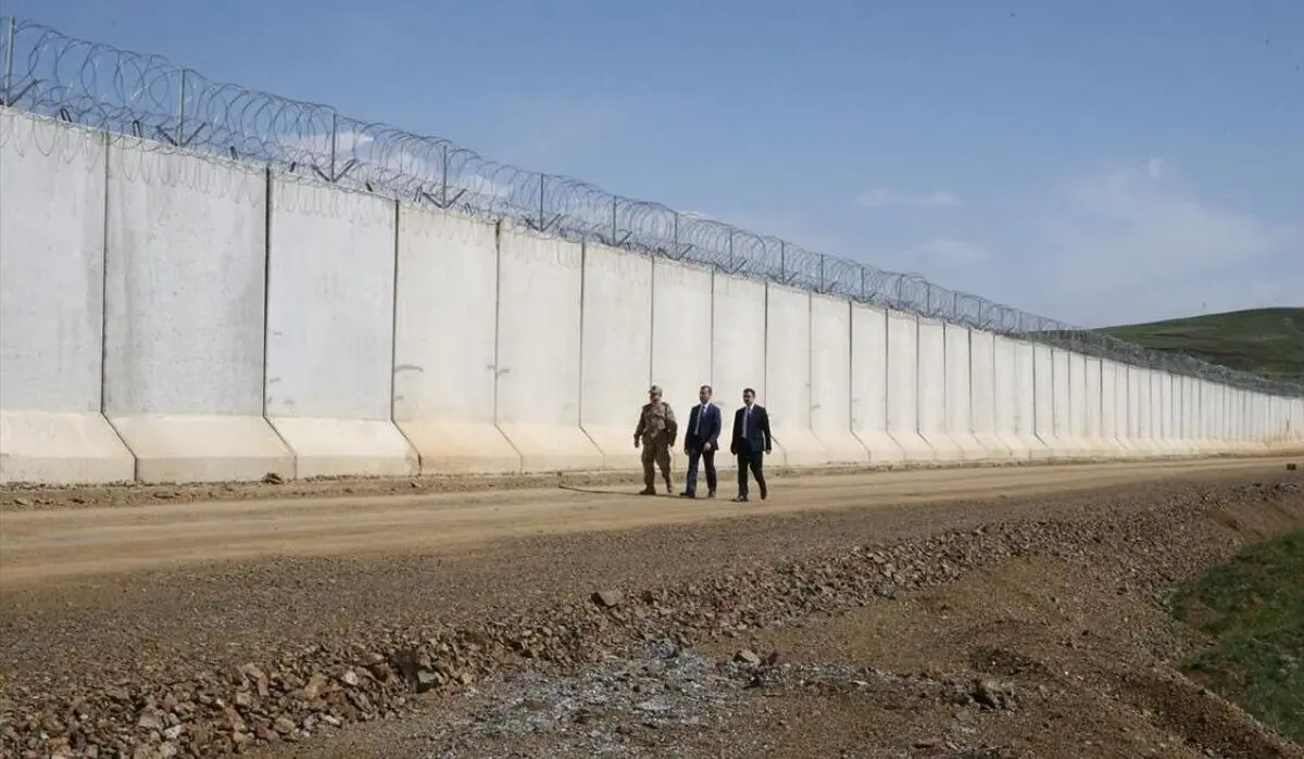 دیوار مرزی ۹۶ کیلومتری ترکیه با ایران