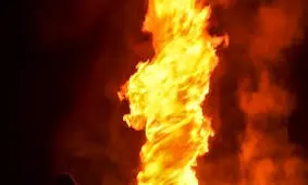 آتش زدن مامور پلیس راه در مشهد 