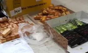 شیرینی و روفرشی های مخدر به مقصد نرسید