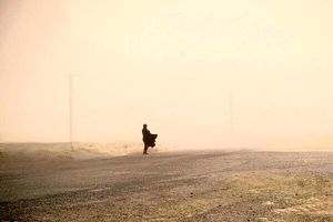 طوفان در زابل به سرعت ۹۷ کیلومتر در ساعت رسید
