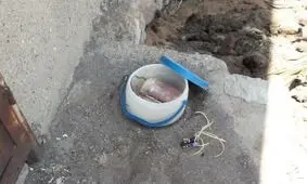 کشف یک بسته انفجاری در شهر هشتگرد

