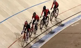 اولین مدال تاریخ دوچرخه‌سواری بانوان ایران در بخش پیست به دست آمد

