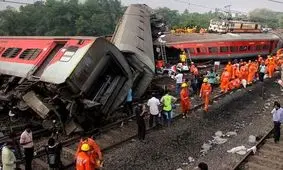 برخورد ۲ قطار در متروی مسکو با یکدیگر