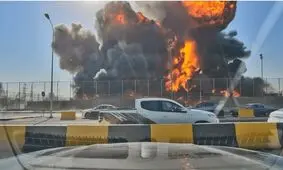 انفجار مهیب در میدان نفتی «الزبیر» در جنوب عراق/ ویدئو

