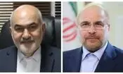 تقدیر رئیس مجلس شورای اسلامی از استاندار خوزستان به دلیل مدیریت جهادی و میدانی در شرایط جنگی/ دکتر قالیباف: مجاهدت‌های استاندار خوزستان در امتداد راه شهدا و امام شهدا است