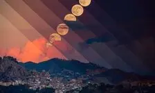 طلوع بی نظیر ماه در عکس روز ناسا/ عکس