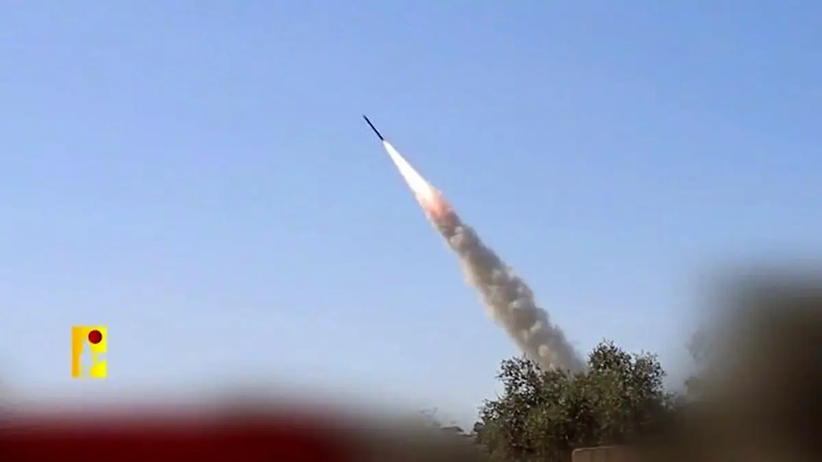 مقابله حزب الله با یک جنگنده اسرائیلی در جنوب لبنان

