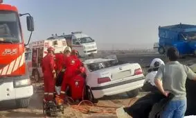 تصادف مرگبار در محور طبس به یزد؛ ۵ عضو یک خانواده جان باختند