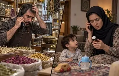 پلیس قبل از اینکه مادر سم به فرزندش بدهد مانع شد/ ویدئو 