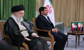  بغض مخبر هنگام صحبت درباره شهید رئیسی در محضر رهبر انقلاب/ ویدئو

