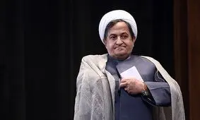 محمد علی زم با ظاهری جدید در مراسم تشییع محمود دعایی/ عکس