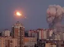 حمله شدید موشکی و پهپادی روسیه به کی‌یف/ ویدئو