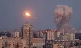 حمله شدید موشکی و پهپادی روسیه به کی‌یف/ ویدئو