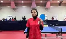 حنانه نجاتی در پاراتنیس روی میز قهرمان شد