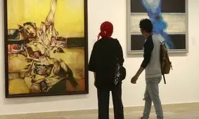 نمایش آثار هنری سرقت شده زمان صدام حسین/ عکس
