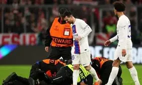 هو شدن مسی توسط هواداران پاری سن ژرمن/ ویدئو