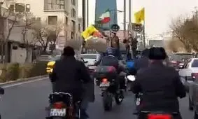 این عکس از تظاهرات موتوری در ایتا دست به دست شد
