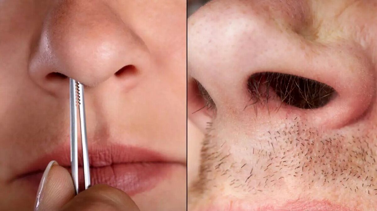 موهای بینی خود را نکنید