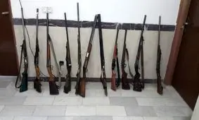 ۱۶شکارچی متخلف در کامیاران دستگیرشدند