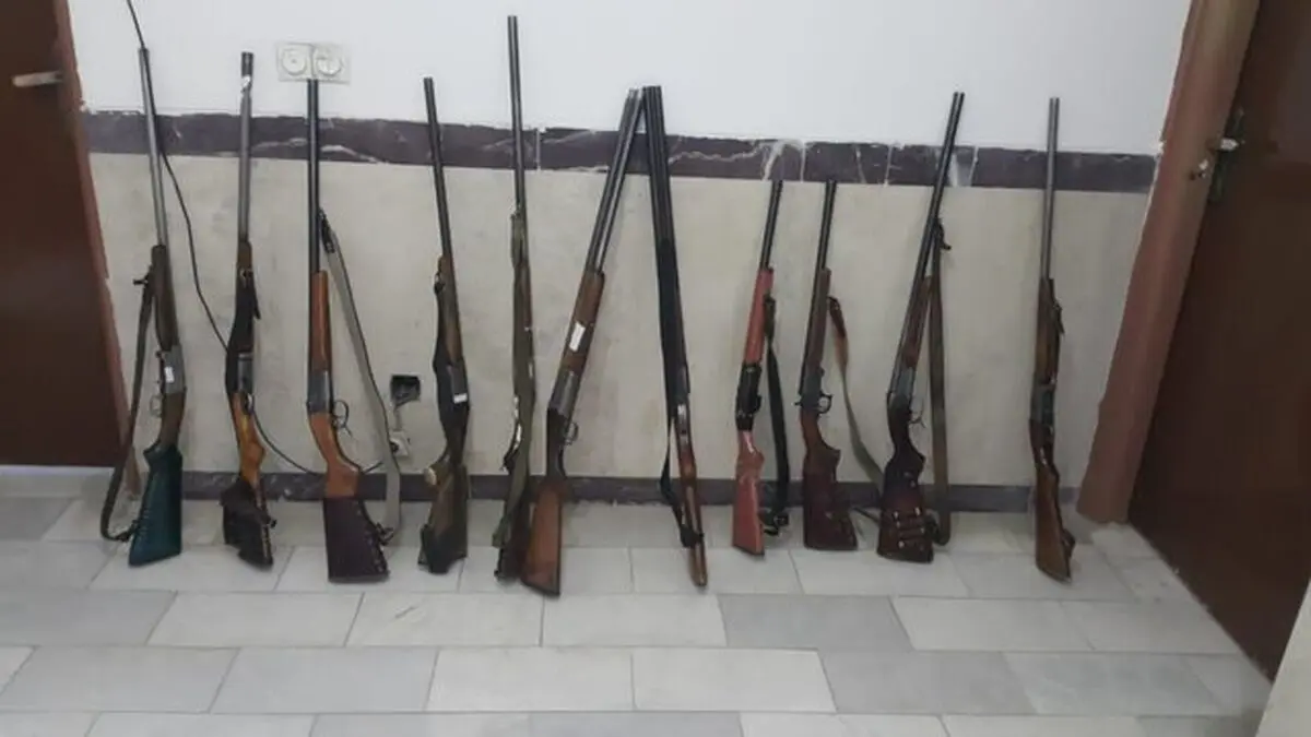 ۱۶شکارچی متخلف در کامیاران دستگیرشدند