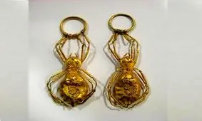 کشف گوشواره عنکبوتی مربوط به پیش از میلاد در افغانستان