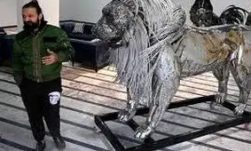 شاهکارهای مجسمه‌ساز پاکستانی که آهن‌قراضه را به «اپتیموس پرایم» تبدیل می‌کند 