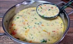 طرز تهیه یک سوپ متفاوت نروژی با تن ماهی/ ویدئو