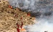 مهار کامل آتش‌سوزی گسترده در ارتفاعات کوه سبزپوشان شیراز