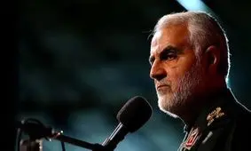 تصویری از دستنوشته سردار سلیمانی درباره فلسطین