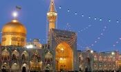 تصویر سال ۱۲۶۷ هجری شمسی از مراسم عزاداری عاشورا در حرم مطهر رضوی
