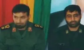 شهید طهرانی‌مقدم‌ و شهید باقری فرمانده موشکی سپاه، در حال آماده‌سازی پرتاب موشک در دهه 60/ عکس