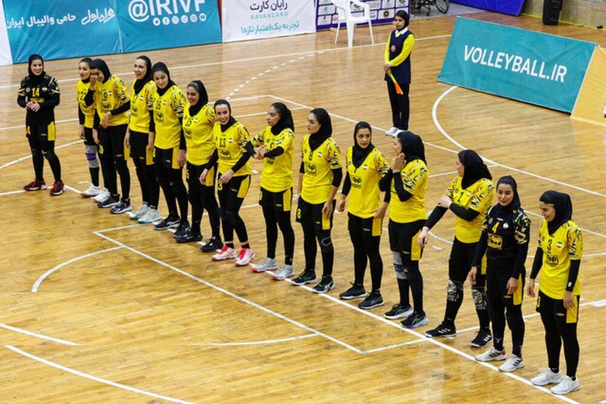 تداوم صدرنشینی دختران والیبالیست سپاهان در لیگ برتر والیبال