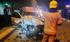 تصادف مرگبار 2 موتور با 3 خودرو در بلوار وکیل آباد مشهد
