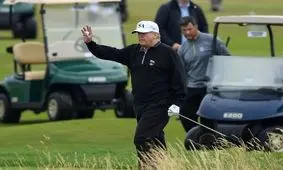 رهگیری هواپیمای غیرنظامی بر فراز محل باشگاه گلف ترامپ