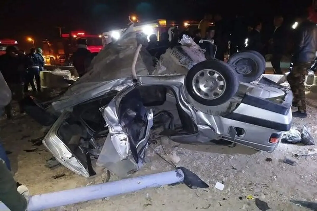 فوت دو نفر در سانحه رانندگی دلخراش در مشهد