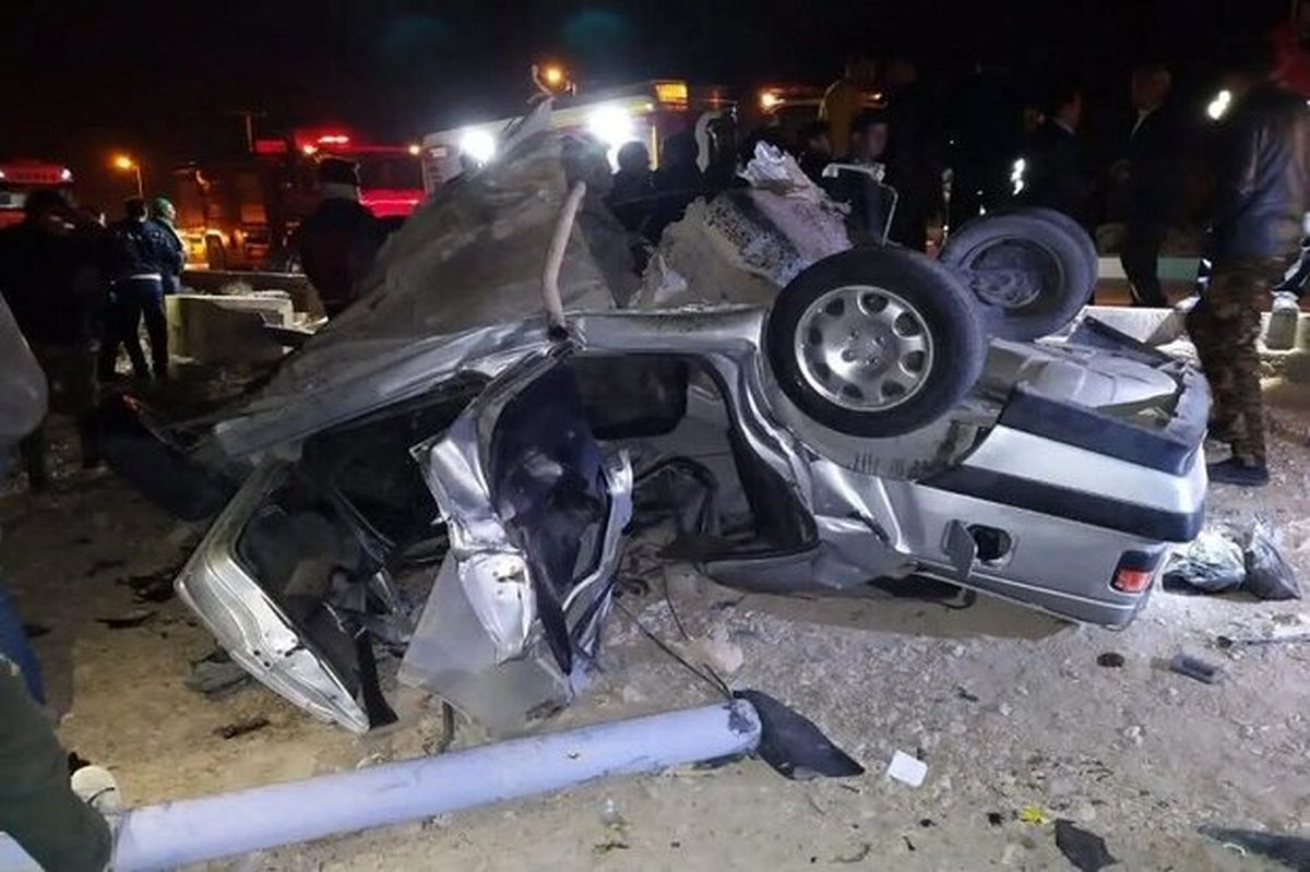 فوت دو نفر در سانحه رانندگی دلخراش در مشهد