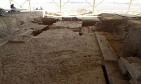 کشف کتیبه‌های میخی و آجرهای لعاب‌دار برجسته با نقوش گاو نر و ماراژدهای موشخوشو در دروازه پارسه