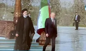 رئیسی مورد استقبال رسمی رئیس‌جمهور ازبکستان قرار گرفت