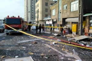 انفجار در یک رستوران خیابان ستارخان تهران ۲ مصدوم داشت/ ویدئو 