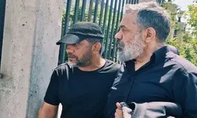 دیدار حاج محمود کریمی با علیرضا دبیر/ ویدئو