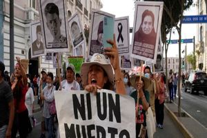 معترضان علیه دولت غربگرای پرو در «لیما» تظاهرات می‌کنند