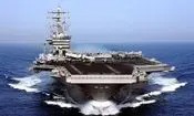 ناو آیزنهاور آمریکا دچار آتش سوزی شد
