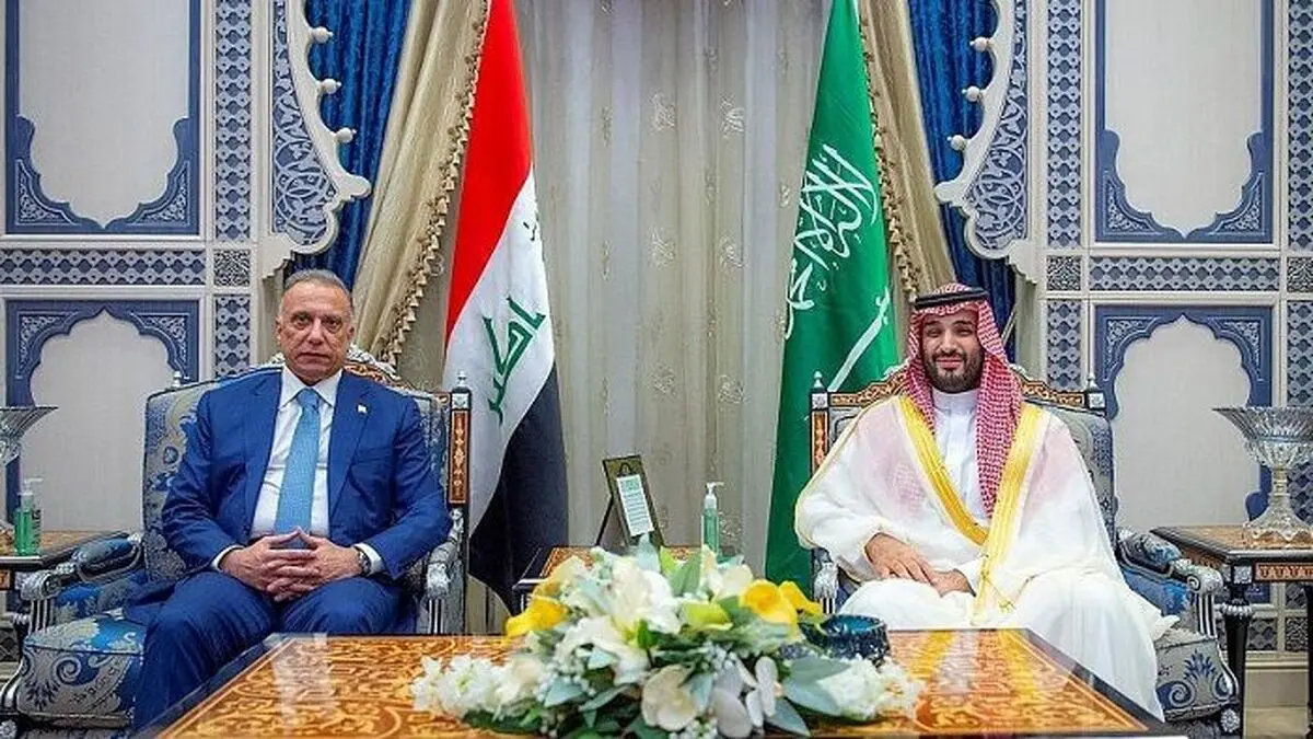 دیدار و گفت‌وگوی الکاظمی و بن سلمان در جده

