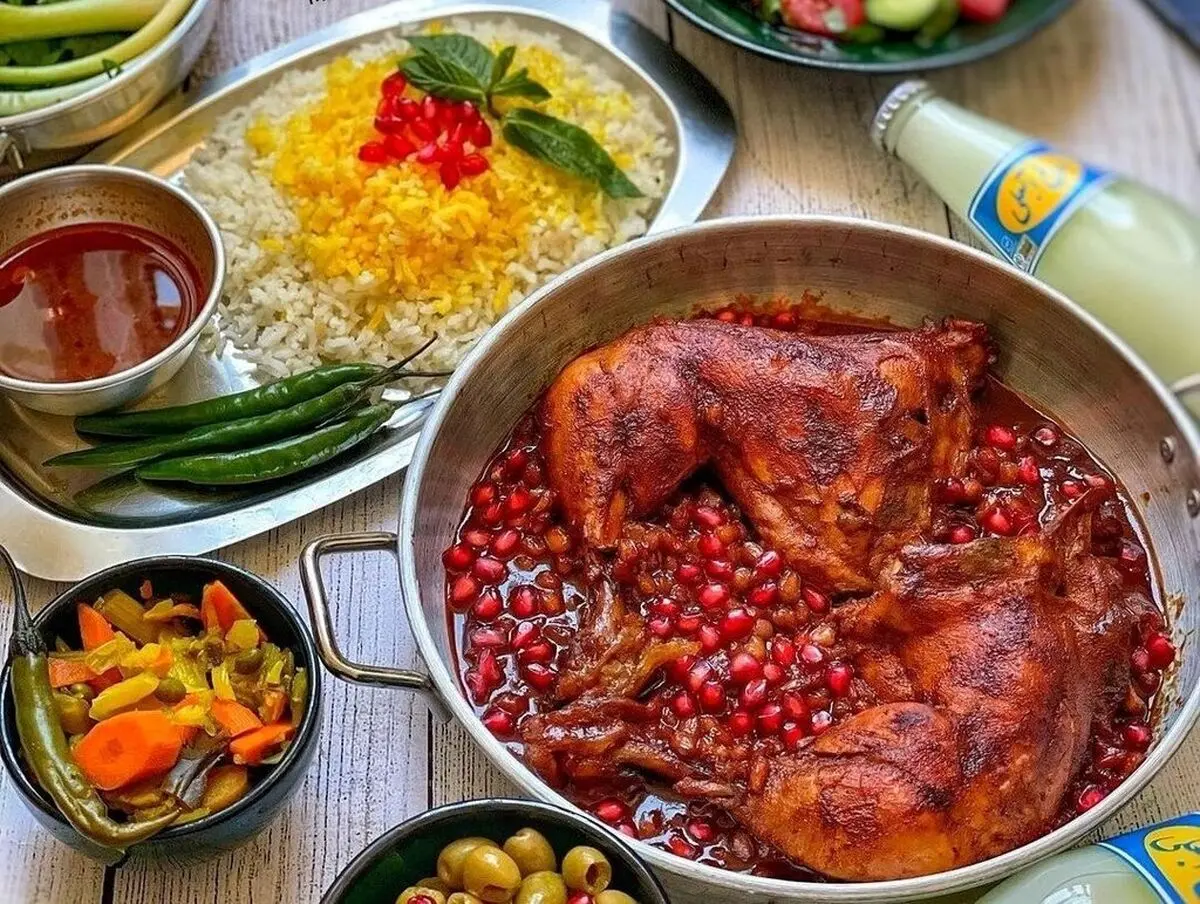 طرز تهیه مرغ ناردون