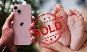 زوج هندی برای خرید آیفون ۱۴ فرزند ۸ ماهه خود را فروختند

