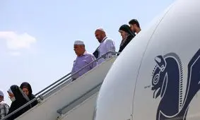 انجام ۱۰ پرواز از مدینه به مشهد در روز جاری

