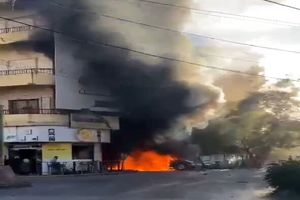 حمله پهپادی رژیم صهیونیستی به خودرویی در شهر النبطیه لبنان